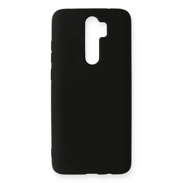 Newface Xiaomi Redmi Note 8 Pro Kılıf Nano içi Kadife Silikon - Siyah