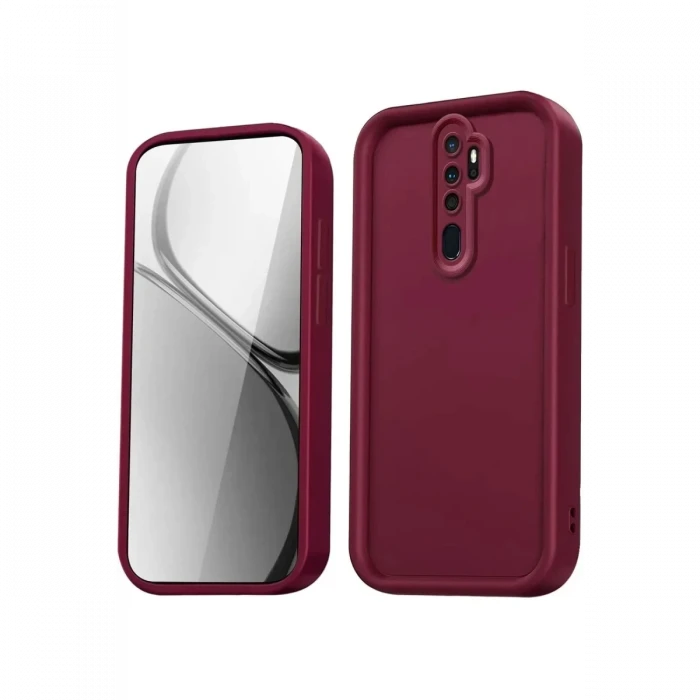 Newface Xiaomi Redmi Note 8 Pro Kılıf Viera Silikon - Bordo