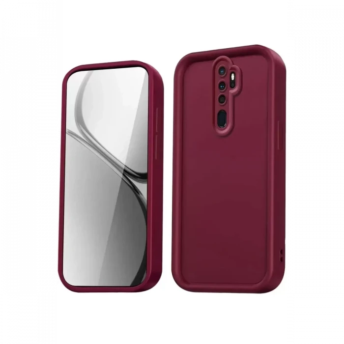 Newface Xiaomi Redmi Note 8 Pro Kılıf Viera Silikon - Bordo