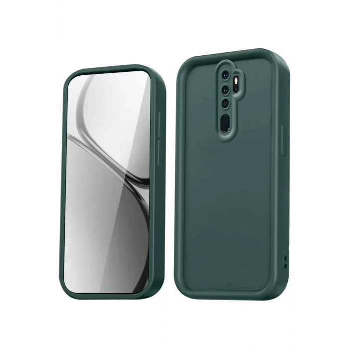 Newface Xiaomi Redmi Note 8 Pro Kılıf Viera Silikon - Koyu Yeşil