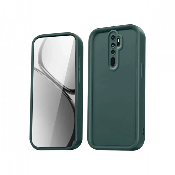 Newface Xiaomi Redmi Note 8 Pro Kılıf Viera Silikon - Koyu Yeşil