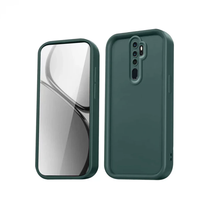 Newface Xiaomi Redmi Note 8 Pro Kılıf Viera Silikon - Koyu Yeşil