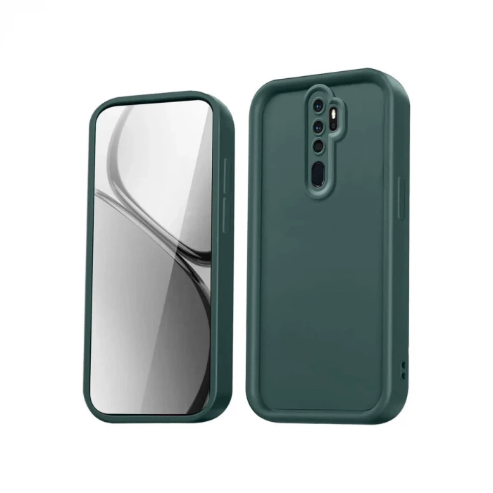 Newface Xiaomi Redmi Note 8 Pro Kılıf Viera Silikon - Koyu Yeşil