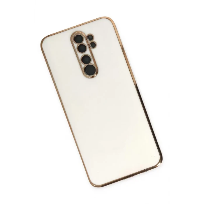 Newface Xiaomi Redmi Note 8 Pro Kılıf Volet Silikon - Beyaz