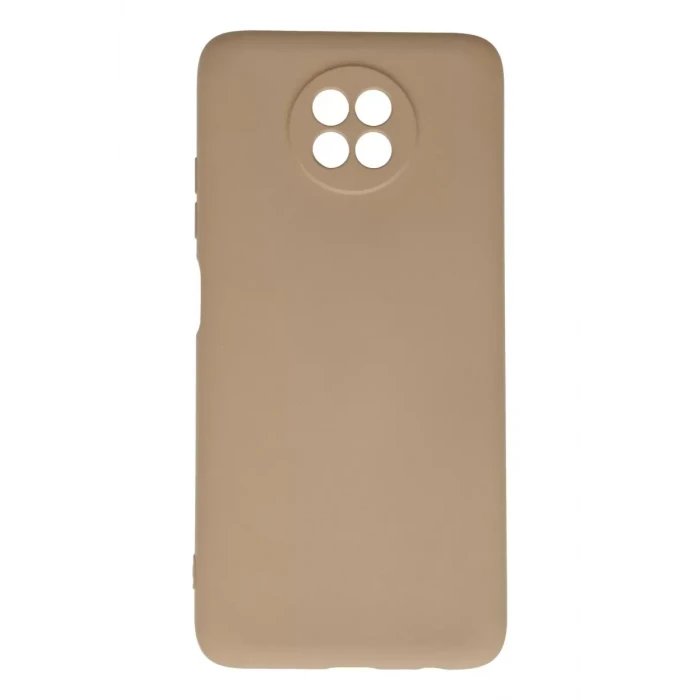 Newface Xiaomi Redmi Note 9 5G Kılıf Nano içi Kadife Silikon - Bej