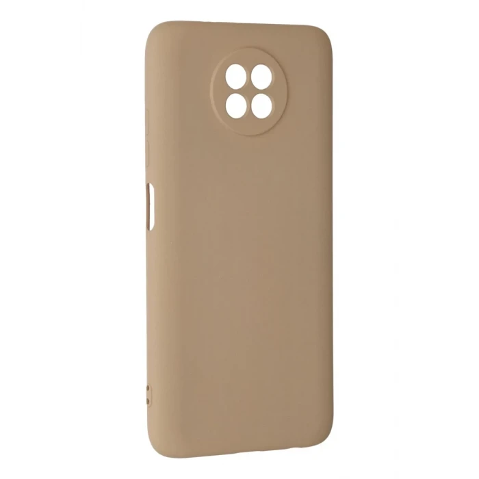 Newface Xiaomi Redmi Note 9 5G Kılıf Nano içi Kadife Silikon - Bej
