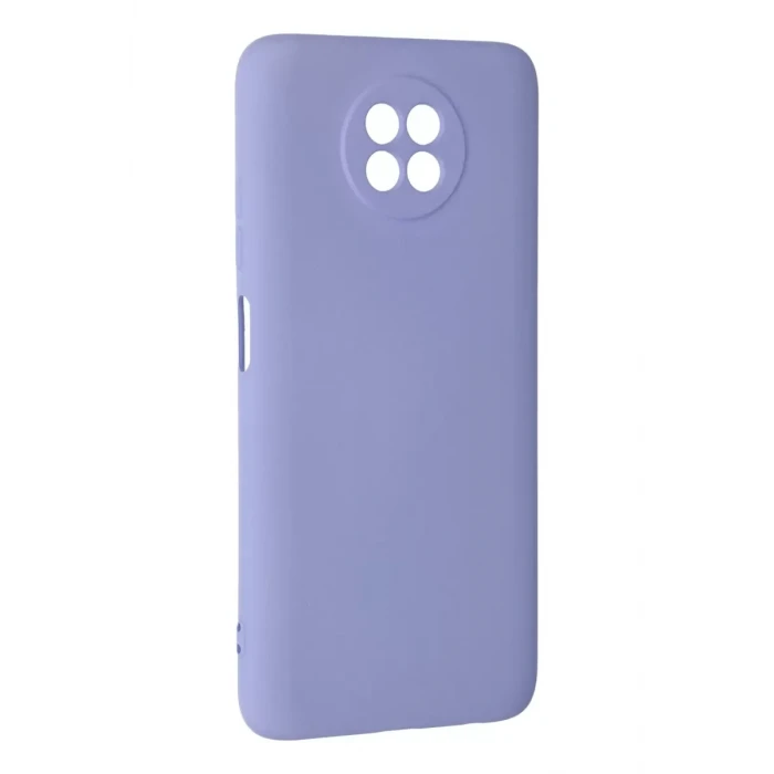 Newface Xiaomi Redmi Note 9 5G Kılıf Nano içi Kadife Silikon - Lila