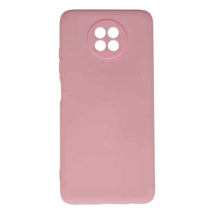 Newface Xiaomi Redmi Note 9 5G Kılıf Nano içi Kadife Silikon - Pembe