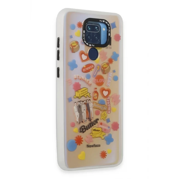 Newface Xiaomi Redmi Note 9 Kılıf Estoril Desenli Kapak - Estoril - 16