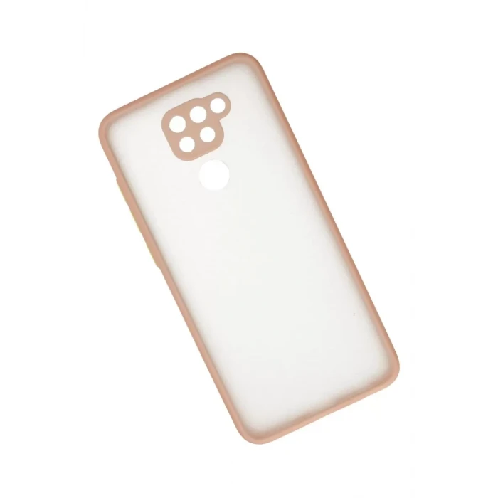 Newface Xiaomi Redmi Note 9 Kılıf Montreal Silikon Kapak - Pembe