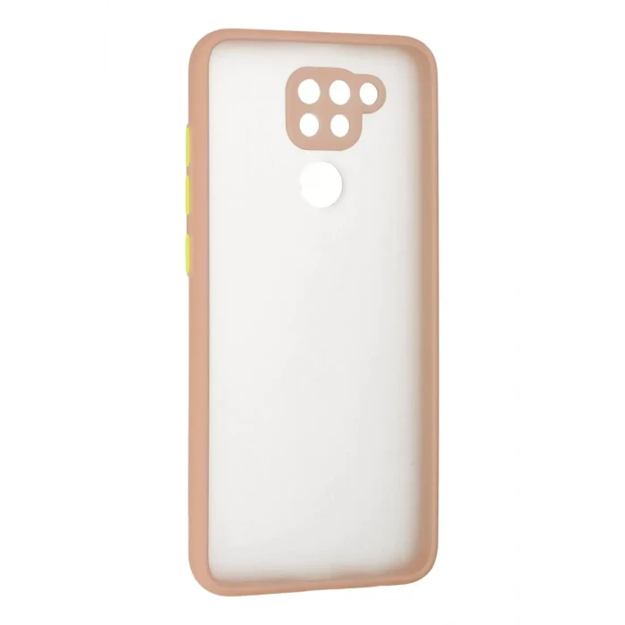 Newface Xiaomi Redmi Note 9 Kılıf Montreal Silikon Kapak - Pembe