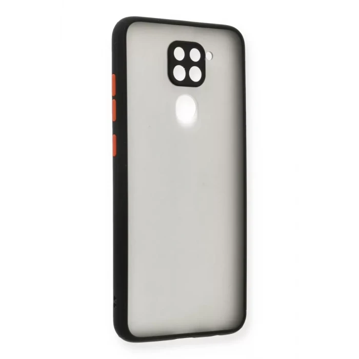 Newface Xiaomi Redmi Note 9 Kılıf Montreal Silikon Kapak - Siyah