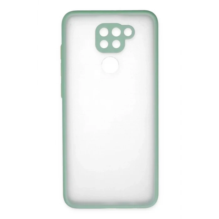 Newface Xiaomi Redmi Note 9 Kılıf Montreal Silikon Kapak - Turkuaz