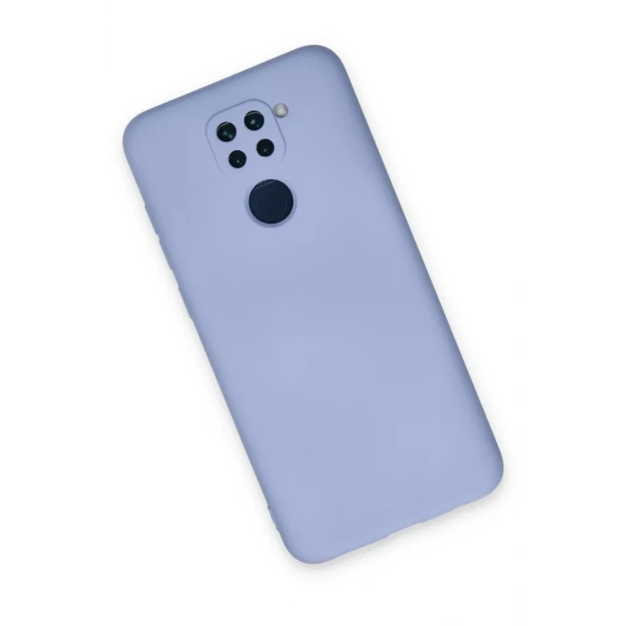 Newface Xiaomi Redmi Note 9 Kılıf Nano içi Kadife Silikon - Lila