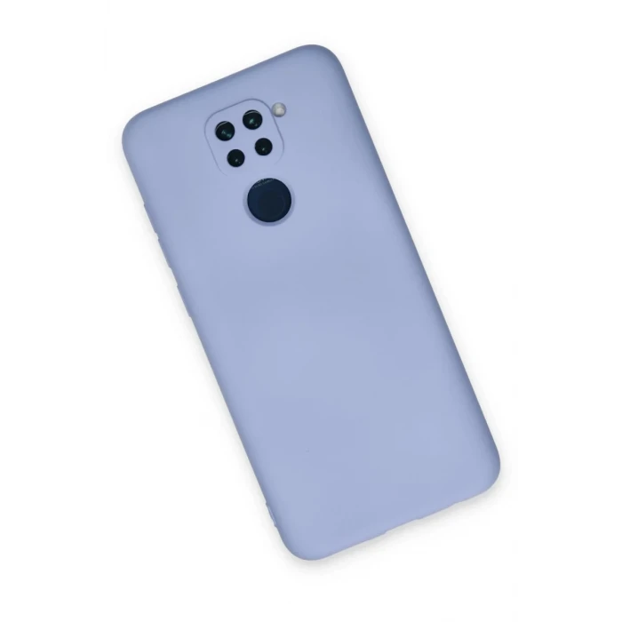 Newface Xiaomi Redmi Note 9 Kılıf Nano içi Kadife Silikon - Lila