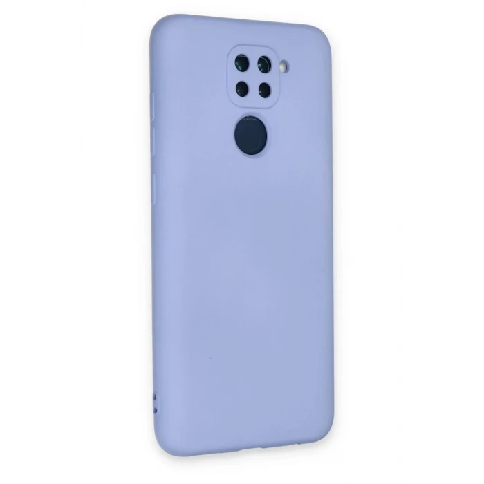 Newface Xiaomi Redmi Note 9 Kılıf Nano içi Kadife Silikon - Lila