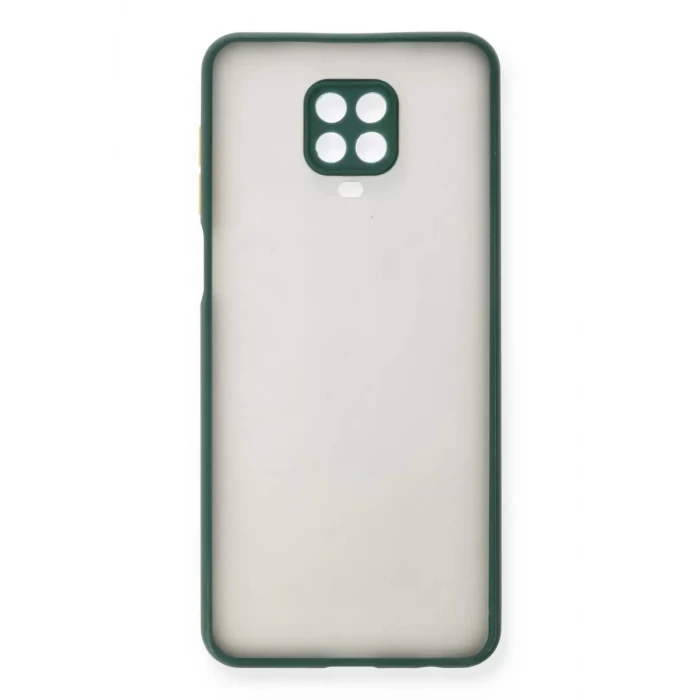Newface Xiaomi Redmi Note 9 Pro Kılıf Montreal Silikon Kapak - Yeşil