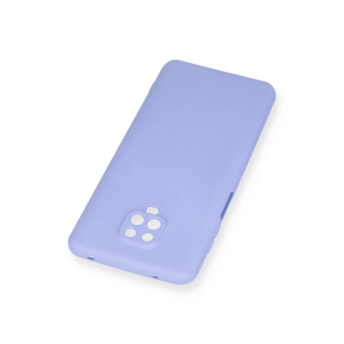 Newface Xiaomi Redmi Note 9 Pro Kılıf Nano içi Kadife Silikon - Lila