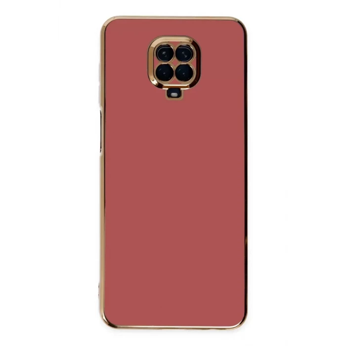 Newface Xiaomi Redmi Note 9 Pro Kılıf Volet Silikon - Kırmızı