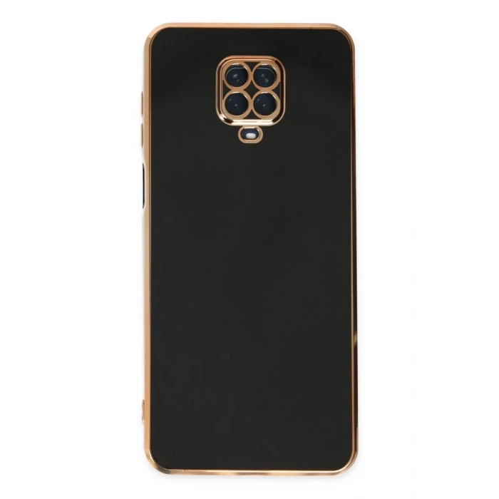 Newface Xiaomi Redmi Note 9 Pro Kılıf Volet Silikon - Siyah