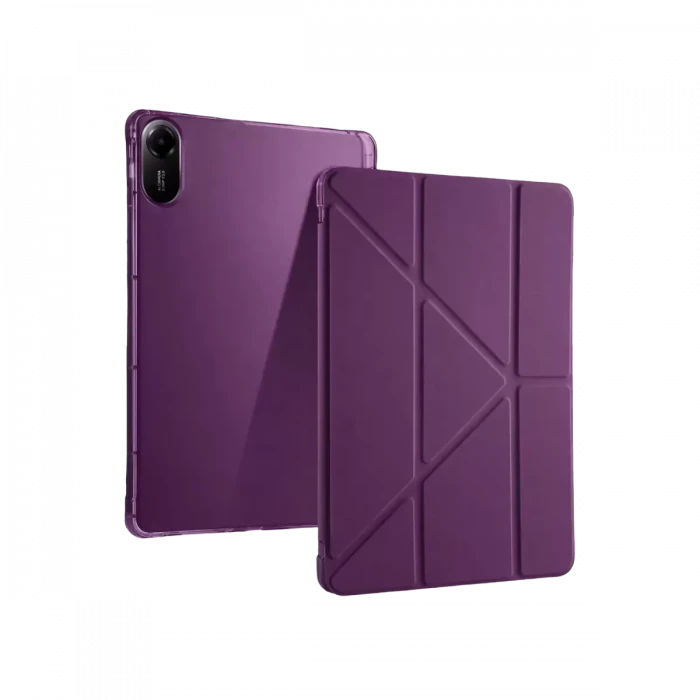 Newface Xiaomi Redmi Pad 2 Kalemlikli Mars Tablet Kılıfı - Mürdüm