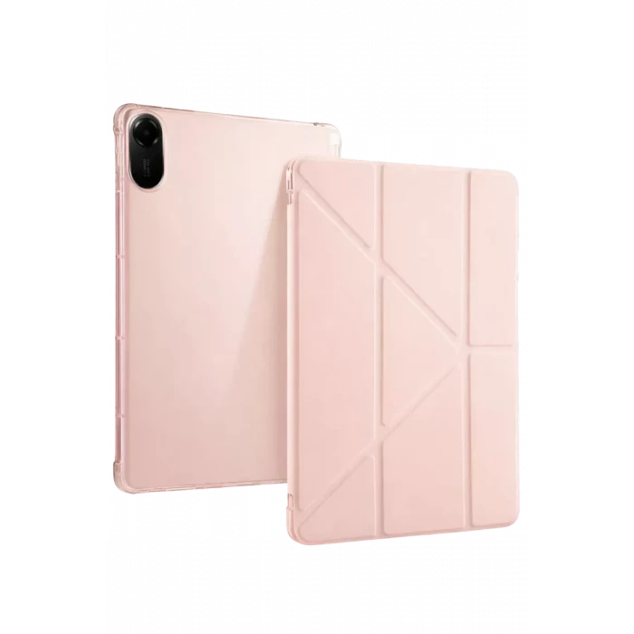 Newface Xiaomi Redmi Pad 2 Kalemlikli Mars Tablet Kılıfı - Rose Gold