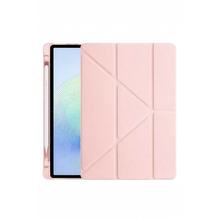 Newface Xiaomi Redmi Pad 2 Kalemlikli Mars Tablet Kılıfı - Rose Gold