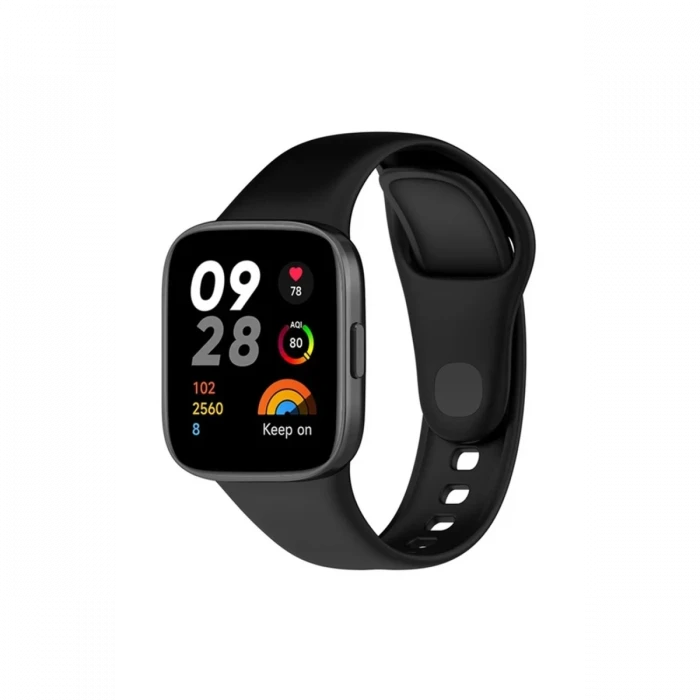 Newface Xiaomi Redmi Watch 3 Klasik Kordon - Siyah