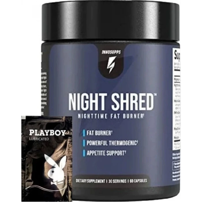 NİGHT SHRED NİGHTTİME FAT BURNER 60 CAPS + 1 HEDİYELİ JEL