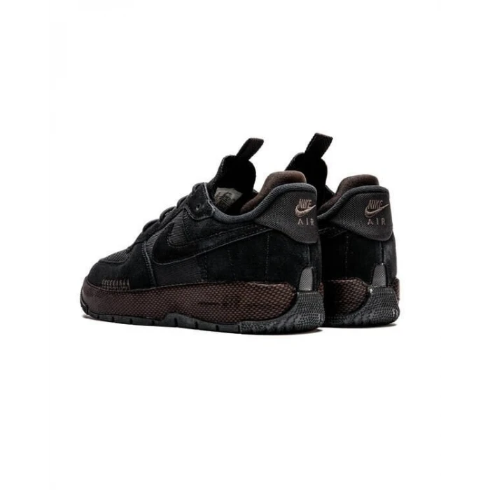 Nike Air Force 1 Wild Black Velvet Brown-FB2348-001