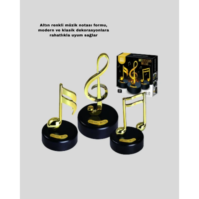 Nota Figürü Müzik Kutusu Melodious Model Yeni Nesil