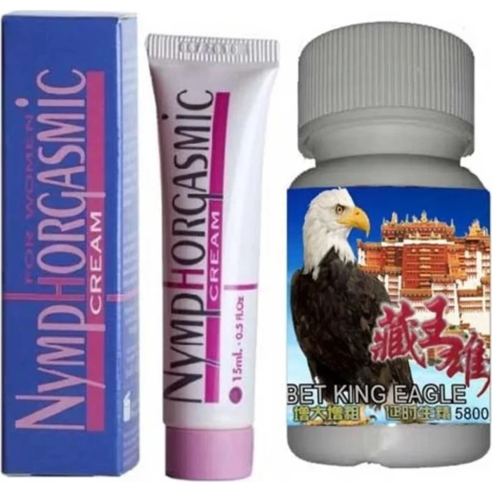 NYMPHORGASMİC 15 ML. CREAM KREMİ + T10 HAPI 10 LU KAPSÜL