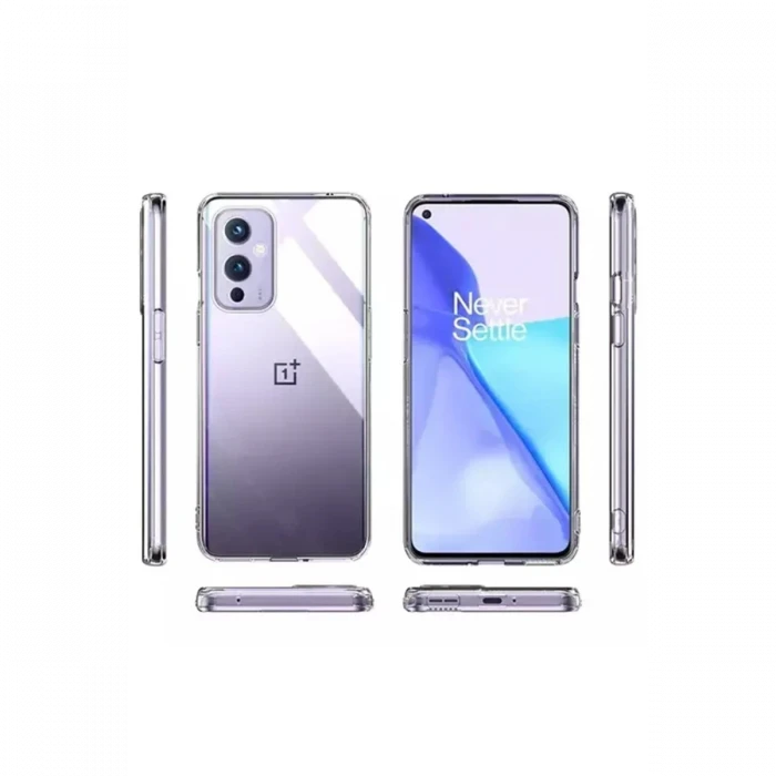 One Plus 9 Kılıf Lüx Şeffaf Silikon