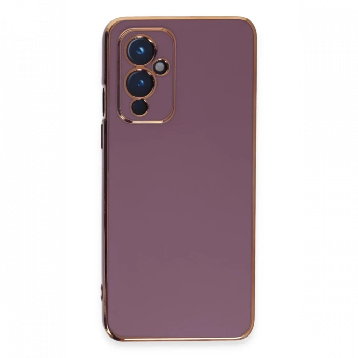 One Plus 9 Kılıf Volet Silikon - Mor