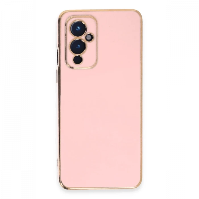 One Plus 9 Kılıf Volet Silikon - Pembe
