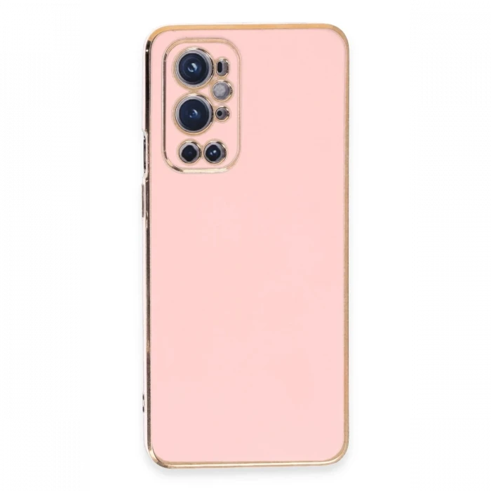 One Plus 9 Pro Kılıf Volet Silikon - Pembe