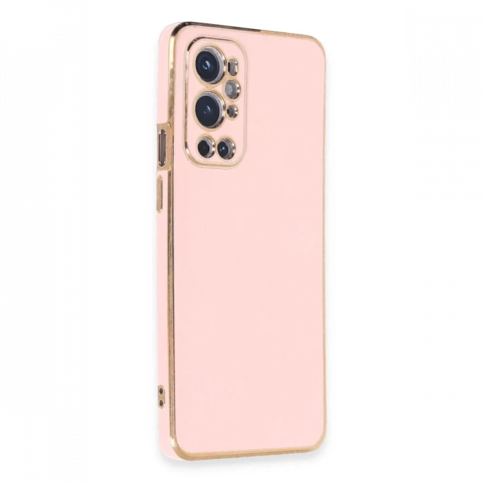 One Plus 9 Pro Kılıf Volet Silikon - Pembe