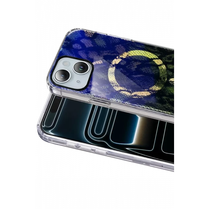 Onegif Apple iPhone 14 Desina Magsafe Kapak - Desen 7