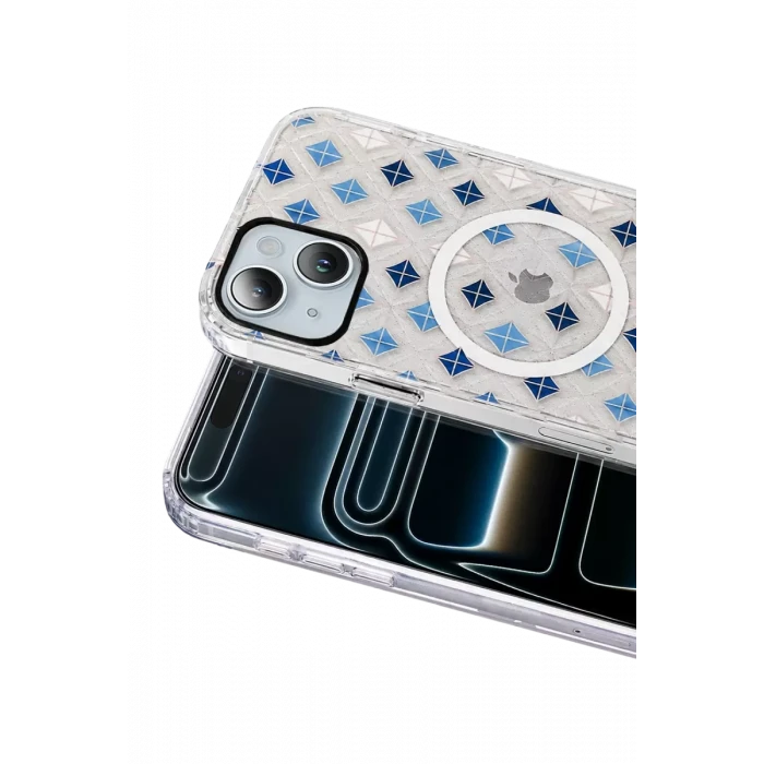 Onegif Apple iPhone 15 Desina Magsafe Kapak - Desen 4