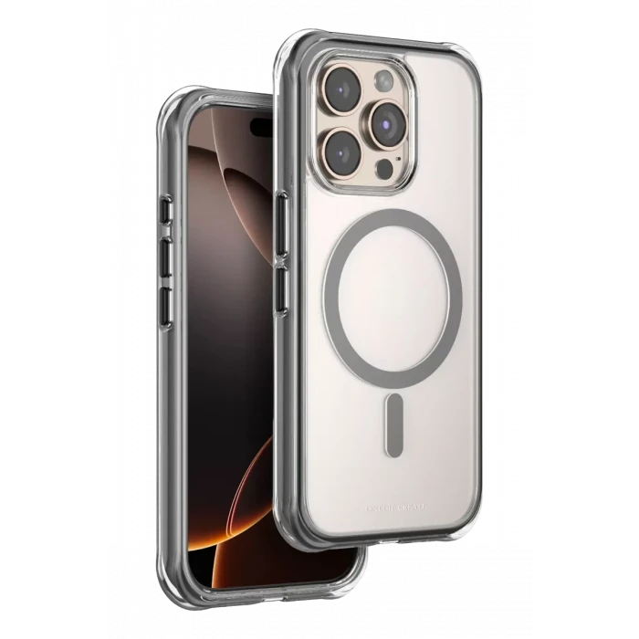 Onegif Apple iPhone 15 Pro Max Hulk Magsafe Kapak - Siyah
