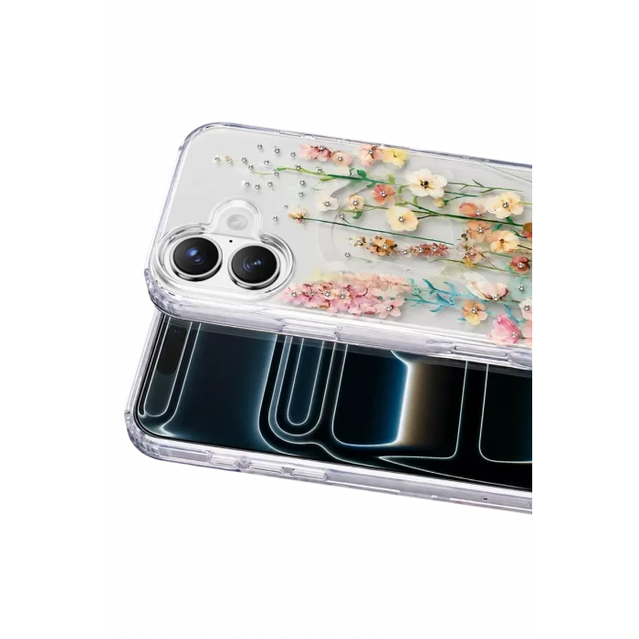 Onegif Apple iPhone 16 Desina Magsafe Kapak - Desen 1