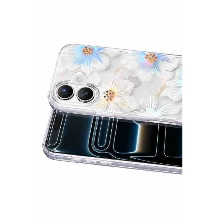 Onegif Apple iPhone 16 Desina Magsafe Kapak - Desen 2