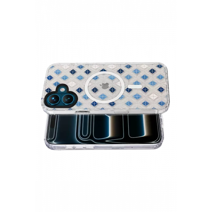 Onegif Apple iPhone 16 Desina Magsafe Kapak - Desen 4