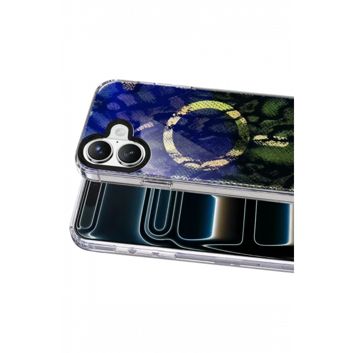 Onegif Apple iPhone 16 Desina Magsafe Kapak - Desen 7
