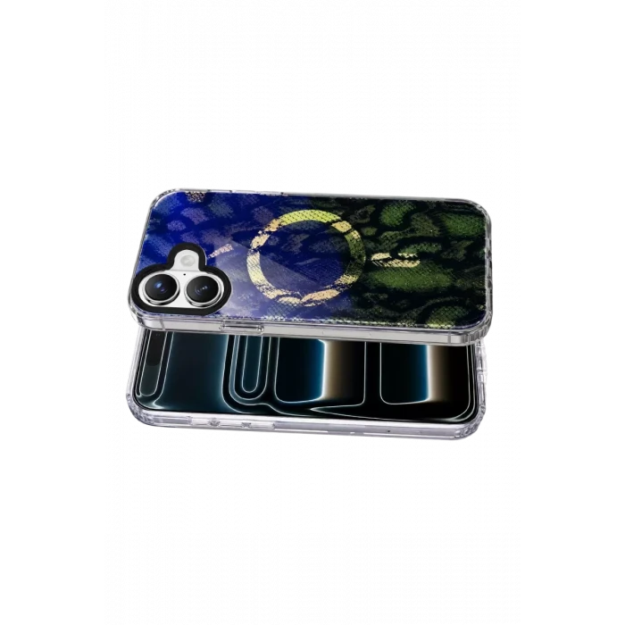 Onegif Apple iPhone 16 Desina Magsafe Kapak - Desen 7
