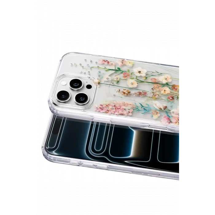 Onegif Apple iPhone 16 Pro Max Desina Magsafe Kapak - Desen 1