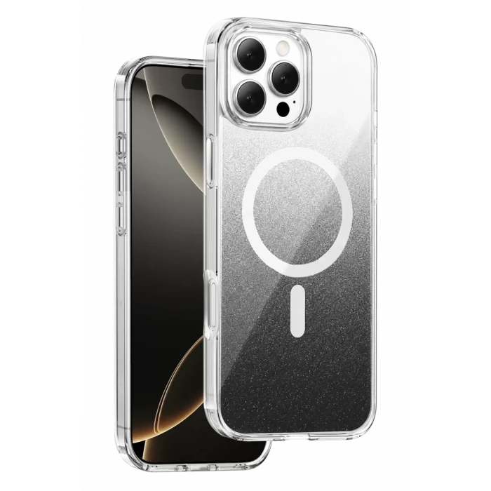 Onegif Apple iPhone 16 Pro Max Sora Simli Magsafe Kapak - Siyah