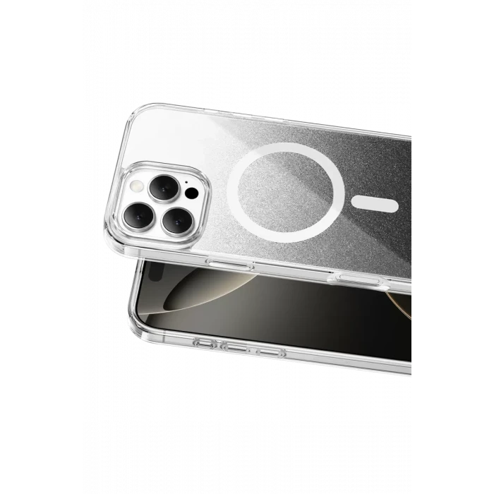 Onegif Apple iPhone 16 Pro Max Sora Simli Magsafe Kapak - Siyah