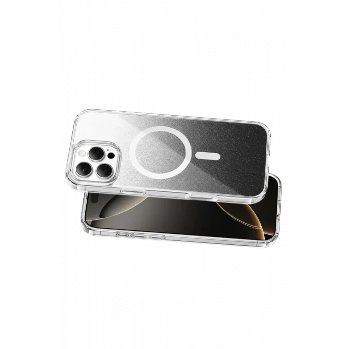 Onegif Apple iPhone 16 Pro Max Sora Simli Magsafe Kapak - Siyah