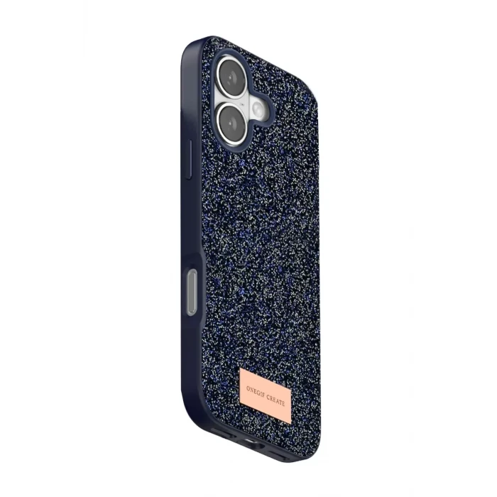 Onegif Apple iPhone 17 Bright Simli Kapak - Mavi